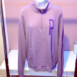 PINK half zip pullover hoodie